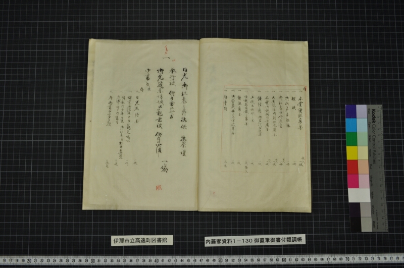 御直筆御書付類調帳 - ページ 11