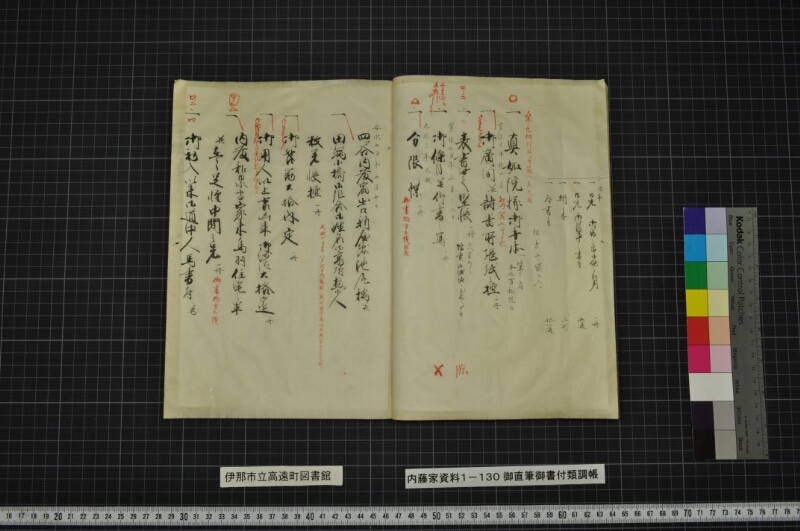 御直筆御書付類調帳 - ページ 13
