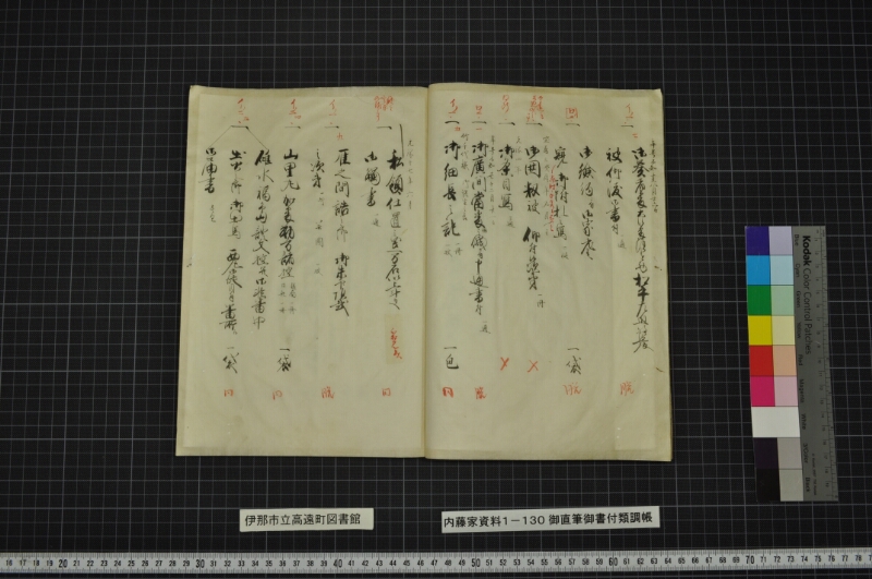 御直筆御書付類調帳 - ページ 14