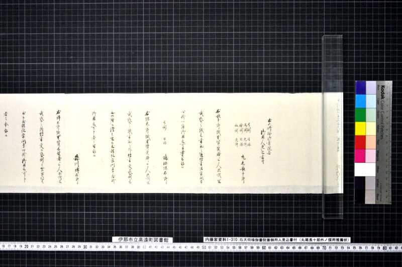 右大将様御書院番御用人見込書付 - ページ 3
