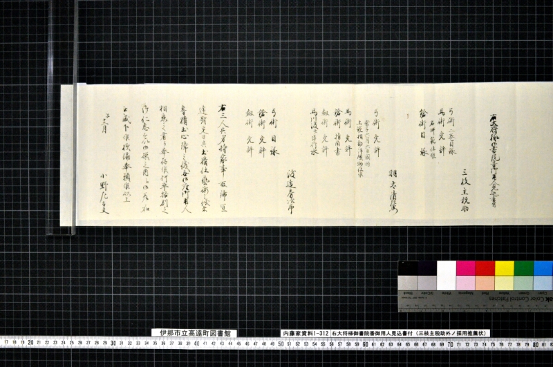 右大将様御書院番御用人見込書付 - ページ 4