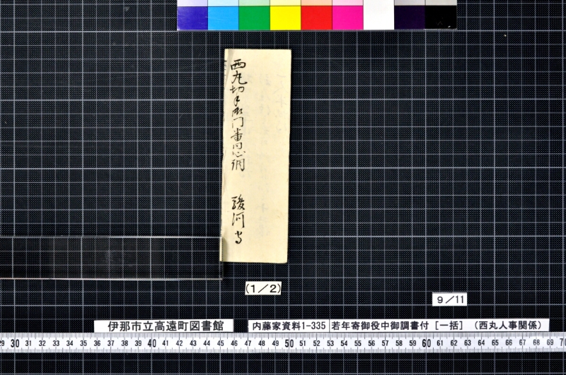 若年寄御役中御調書付 - ページ 54