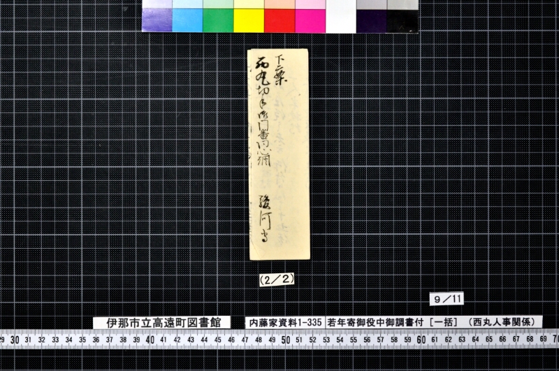 若年寄御役中御調書付 - ページ 58