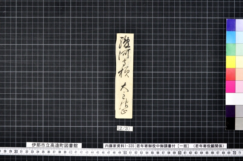 若年寄御役中御調書付 - ページ 13