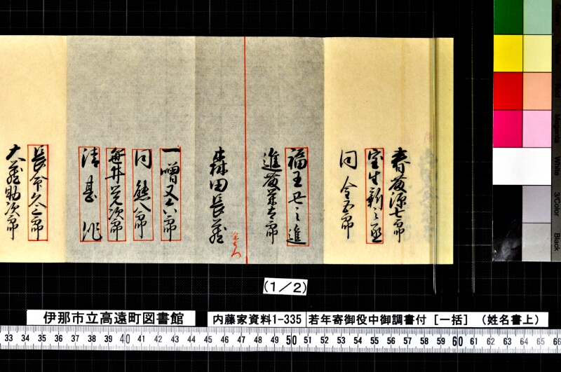 若年寄御役中御調書付 - ページ 3