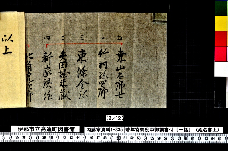 若年寄御役中御調書付 - ページ 11