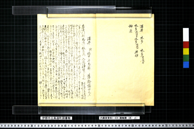 藩翰譜（四・上） - ページ 4