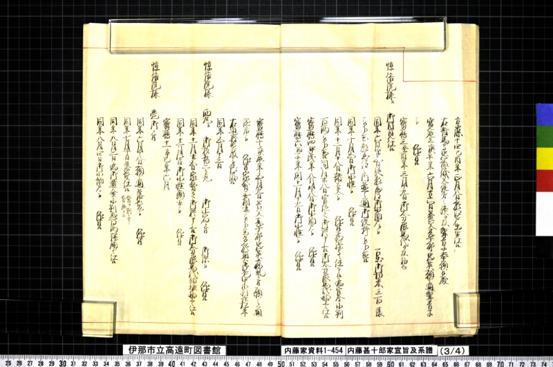 内藤甚十郎家宣旨及系譜 - ページ 22