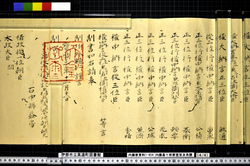 内藤甚十郎家宣旨及系譜 - ページ 31