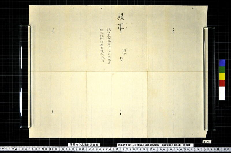 御実名帰納字仮字附 - ページ 2