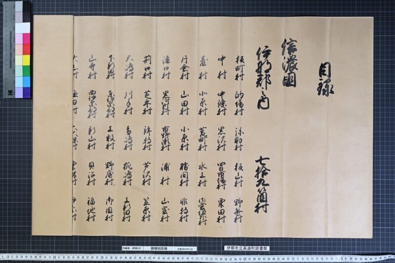 御領地目録 - ページ 3