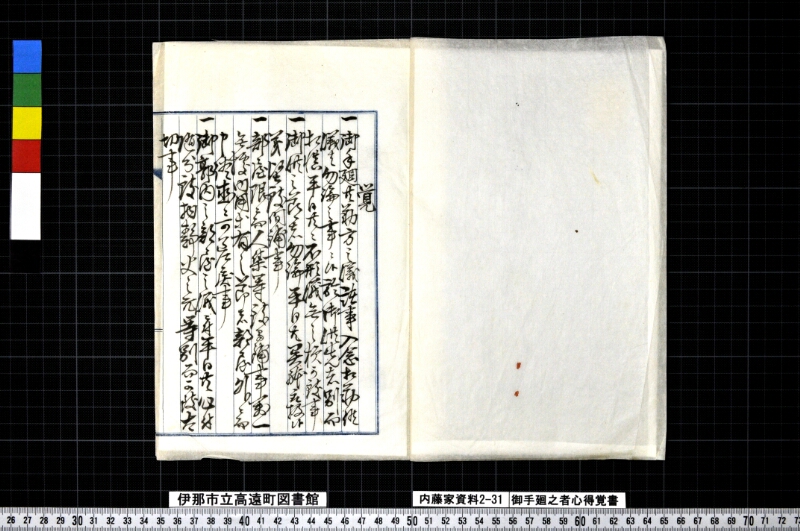御手廻之者心得覚書 - ページ 2