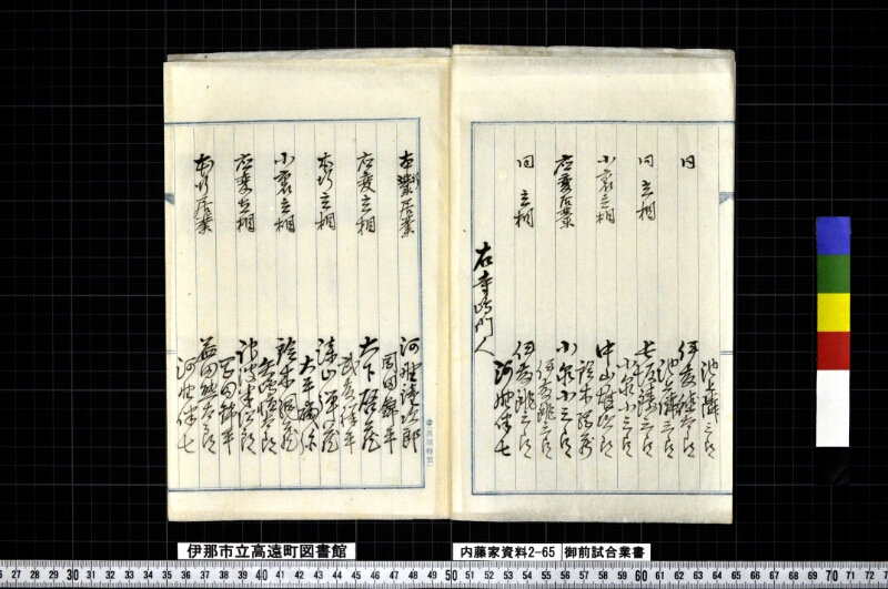 御前試合業書 - ページ 5