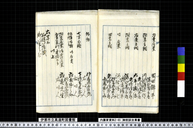 御前試合業書 - ページ 6