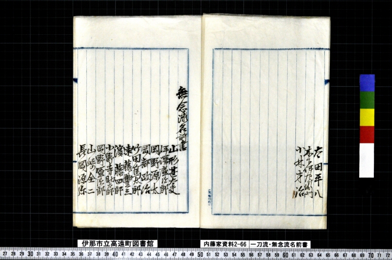 一刀流・無念流名前書 - ページ 4
