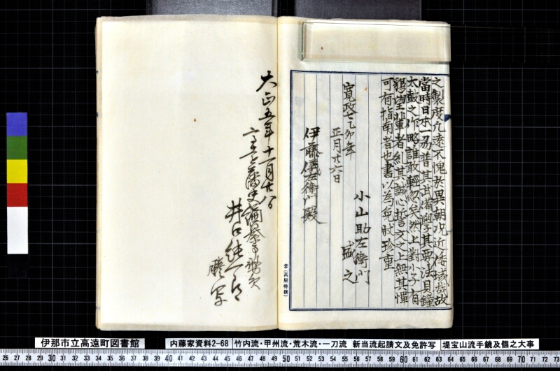 竹内流・甲州流・荒木流・一刀流新当流起請文及免許写堤宝山流手鏡及個之大事 - ページ 24