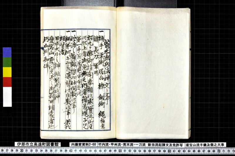竹内流・甲州流・荒木流・一刀流新当流起請文及免許写堤宝山流手鏡及個之大事 - ページ 28