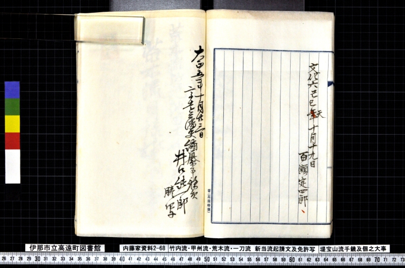 竹内流・甲州流・荒木流・一刀流新当流起請文及免許写堤宝山流手鏡及個之大事 - ページ 37