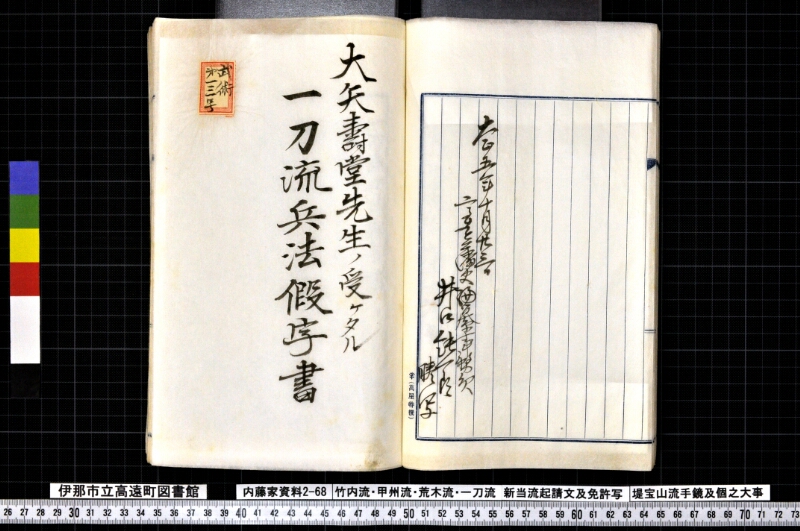 竹内流・甲州流・荒木流・一刀流新当流起請文及免許写堤宝山流手鏡及個之大事 - ページ 41