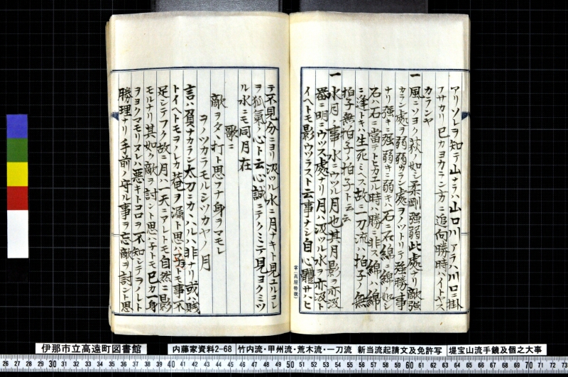 竹内流・甲州流・荒木流・一刀流新当流起請文及免許写堤宝山流手鏡及個之大事 - ページ 43