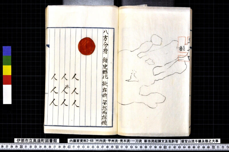 竹内流・甲州流・荒木流・一刀流新当流起請文及免許写堤宝山流手鏡及個之大事 - ページ 60