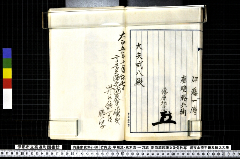 竹内流・甲州流・荒木流・一刀流新当流起請文及免許写堤宝山流手鏡及個之大事 - ページ 78