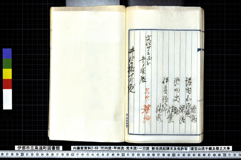竹内流・甲州流・荒木流・一刀流新当流起請文及免許写堤宝山流手鏡及個之大事 - ページ 82