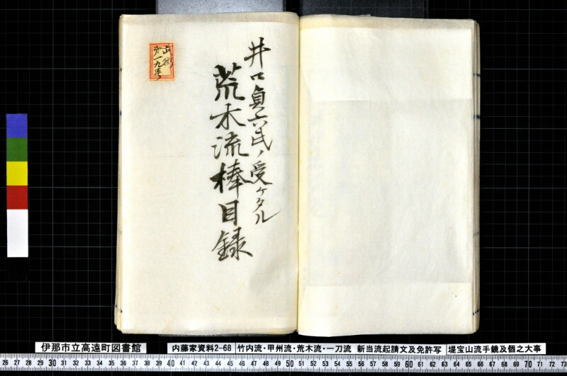 竹内流・甲州流・荒木流・一刀流新当流起請文及免許写堤宝山流手鏡及個之大事 - ページ 83