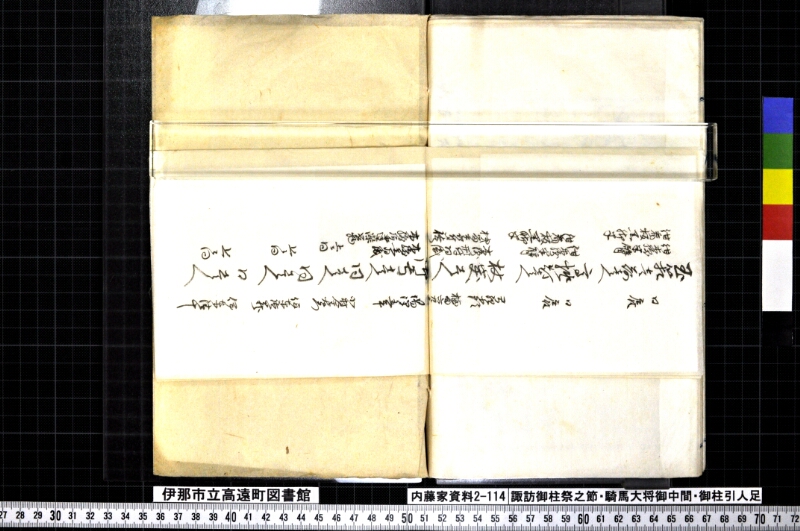 諏訪御柱祭之節・騎馬大将御中間頭・御柱引人足 - ページ 22