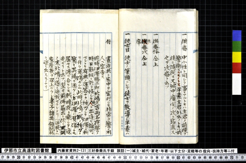 三好泰喬氏手録他 - ページ 17
