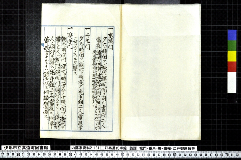三好泰喬氏手録他 - ページ 44