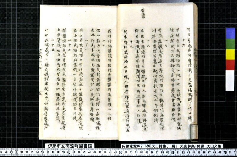 天山詩集、天山詩集付録、天山文集 - ページ 49