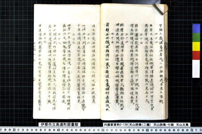 天山詩集、天山詩集付録、天山文集 - ページ 51