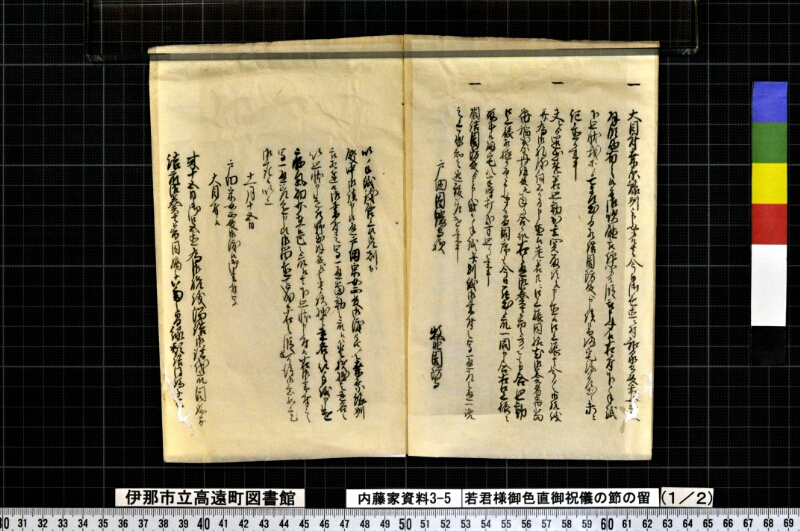 若君様御色直御祝儀ノ節ノ留 - ページ 4