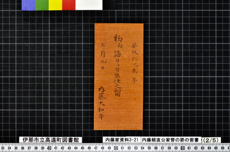 内藤頼直公家督ノ節ノ留書外 - ページ 6