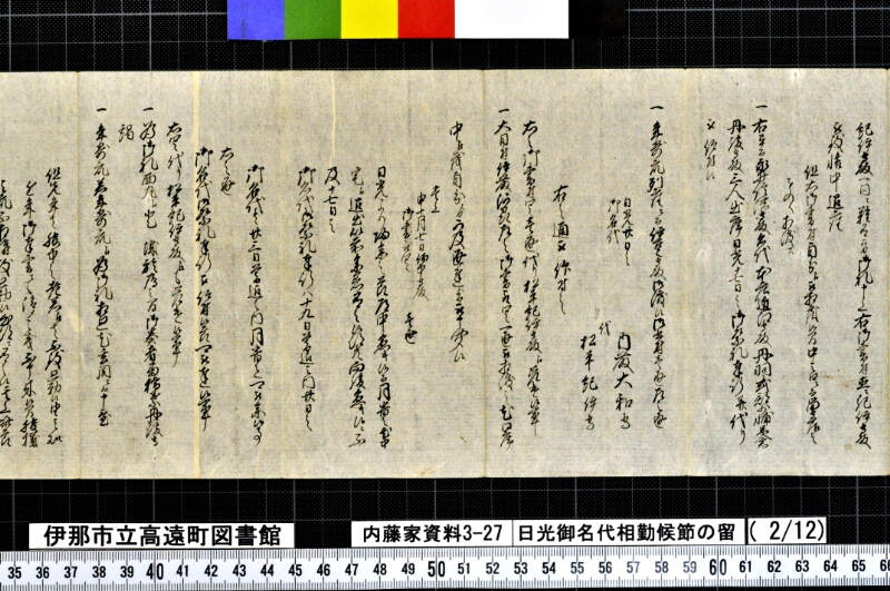 日光御名代相勤候節ノ留 - ページ 29
