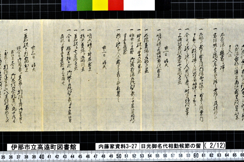 日光御名代相勤候節ノ留 - ページ 52