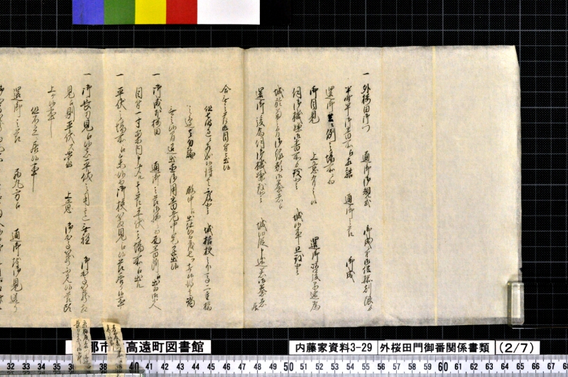 外桜田門御番関係書類 - ページ 7