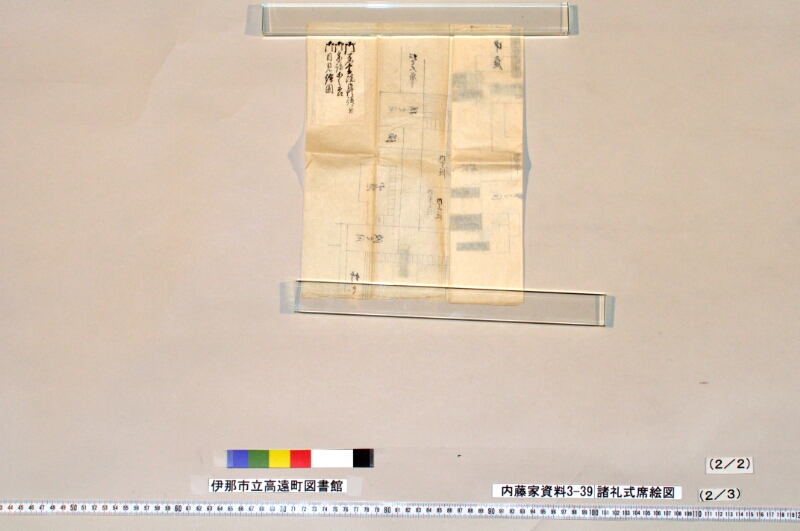 諸礼式席絵図 - ページ 62
