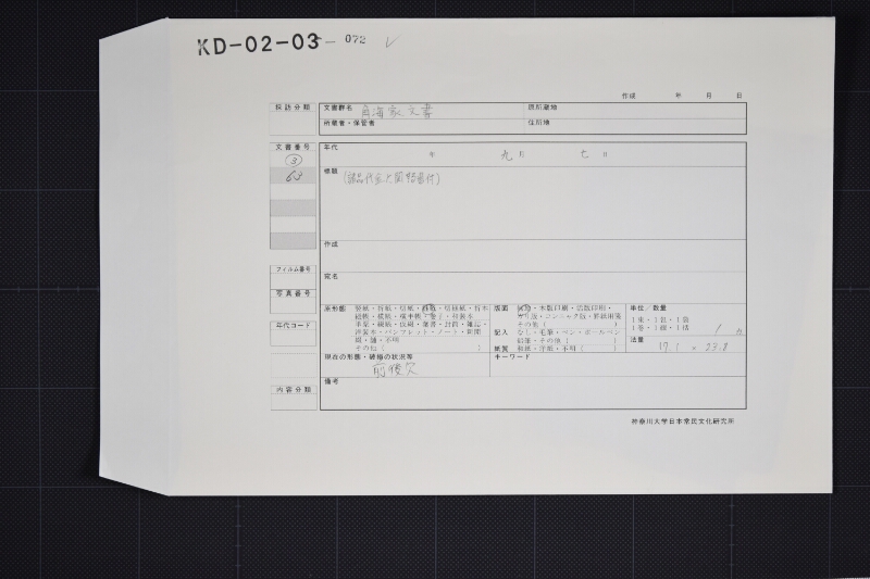 諸品代金書上（前後欠） - ページ 1