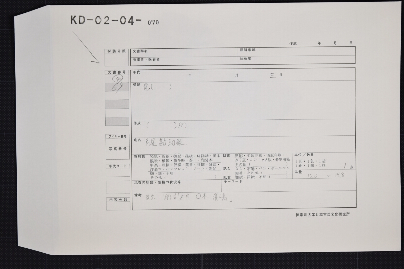 しゃう（油欠ヵ）代金覚 - ページ 1
