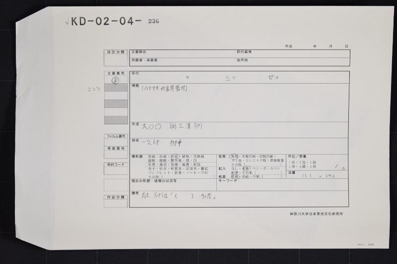 ハツマギ代金書上（前欠） - ページ 1