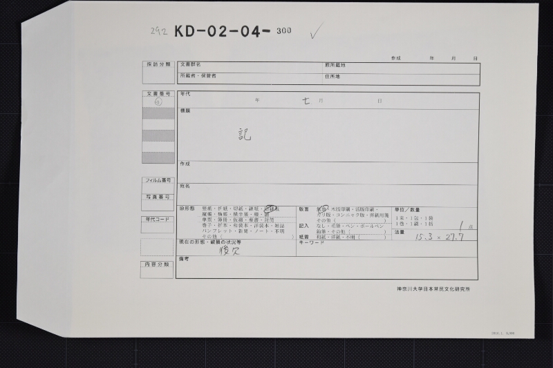 楫てこ代等書上覚（後欠） - ページ 1