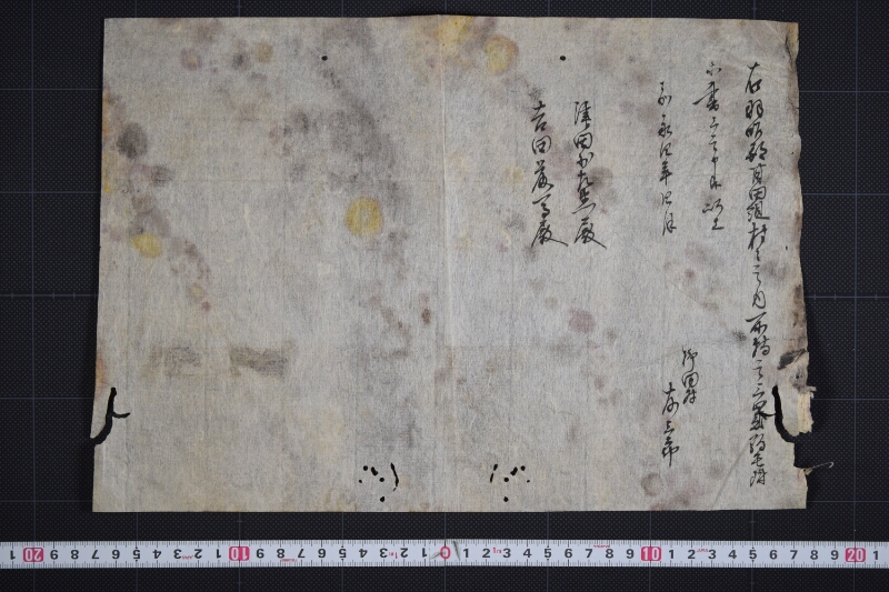 羽咋郡甘田組三歳駒毛付書上帳（断簡） - ページ 2
