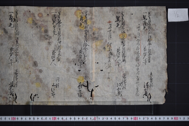 羽咋郡駒毛附等書出申帳（断簡） - ページ 2
