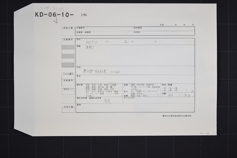 質商売仰付願書（前・後欠） - ページ 1