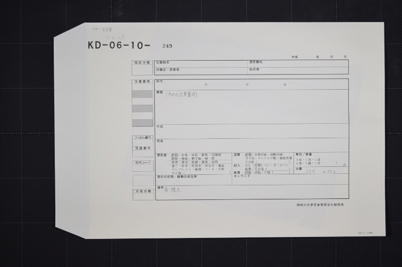 駒毛附書上 - ページ 1
