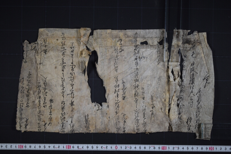 駒売買願書上覚（断簡） - ページ 2